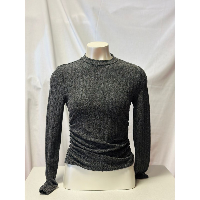 t-shirt manche longue gris