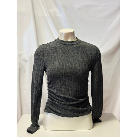 t-shirt manche longue gris