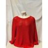 pull léger rouge