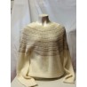 t-shirt manche longue beige